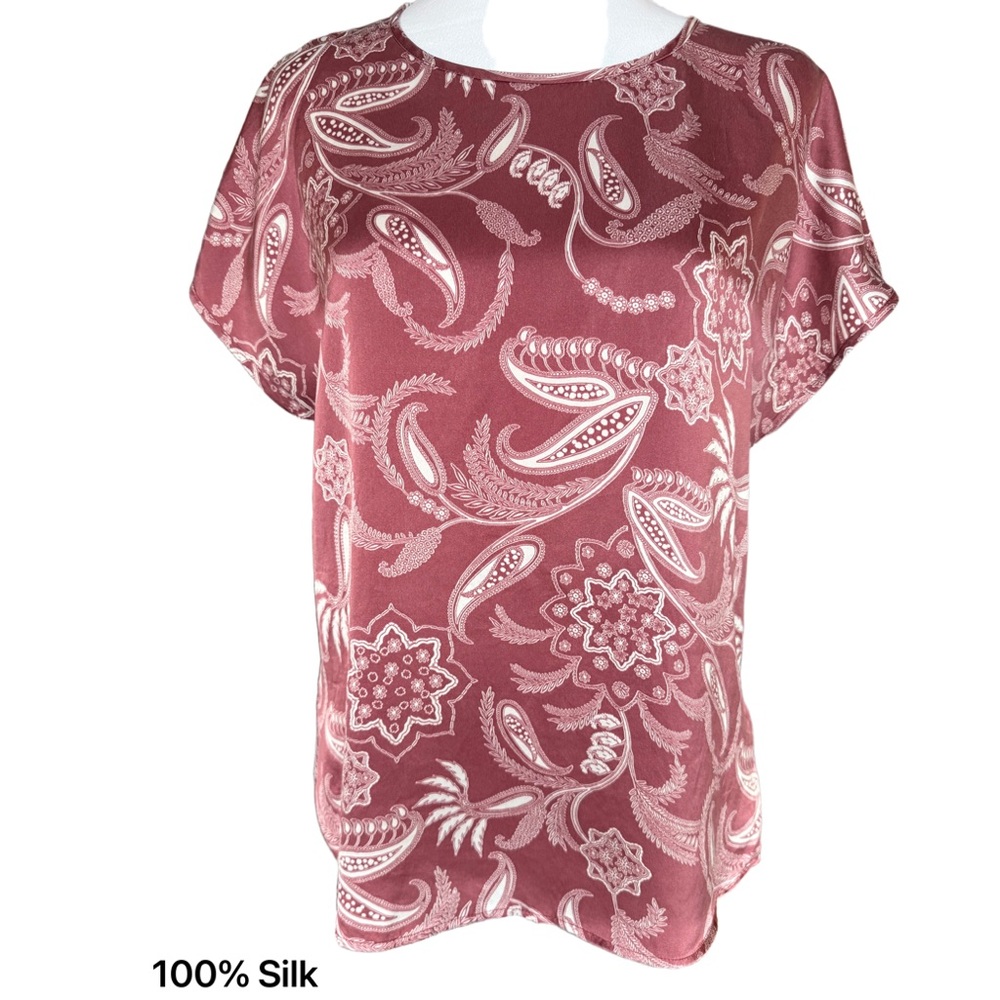 Pure Collection Silk Paisley Blouse